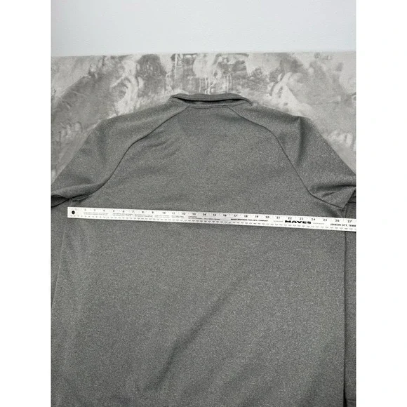 Nike Dri-Fit 1/4 Pullover Sweatshirt Mens XXLT 2XL Tall Gray Thermal Jacket - Picture 7 of 9